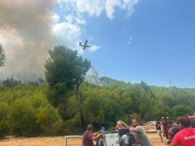 Peschici, situazione sotto controllo: canadair in azione per le ultime bonifiche