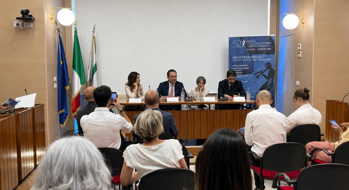 Torna il Festival della Valle d’Itria, il Mediterraneo al centro: «Martina Franca parla al mondo» Torna il Festival della Valle d’Itria, il Mediterraneo al centro: «Martina Franca parla al mondo»