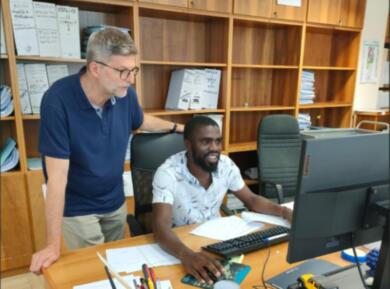 Dal Camerun alla Procura di Foggia, il tirocinio di Fotso: «Studio cybersecurity e miglioro l’italiano»