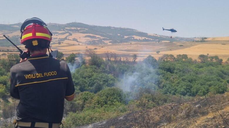 incendio motta montecorvino