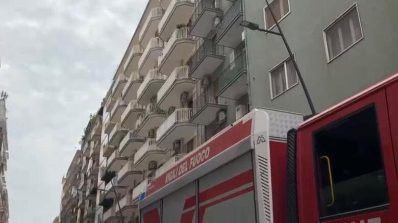incendio palazzina taranto