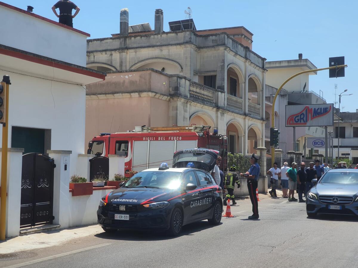 Montesano Salentino, colpito da una scarica elettrica: operaio 33enne muore folgorato – FOTO