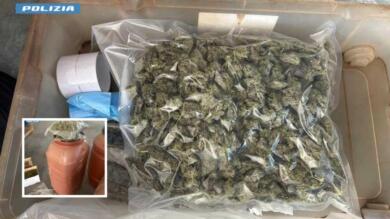 Maxi sequestro di marijuana nel Salento, trovati 119 chili in un capannone: tre arresti – VIDEO