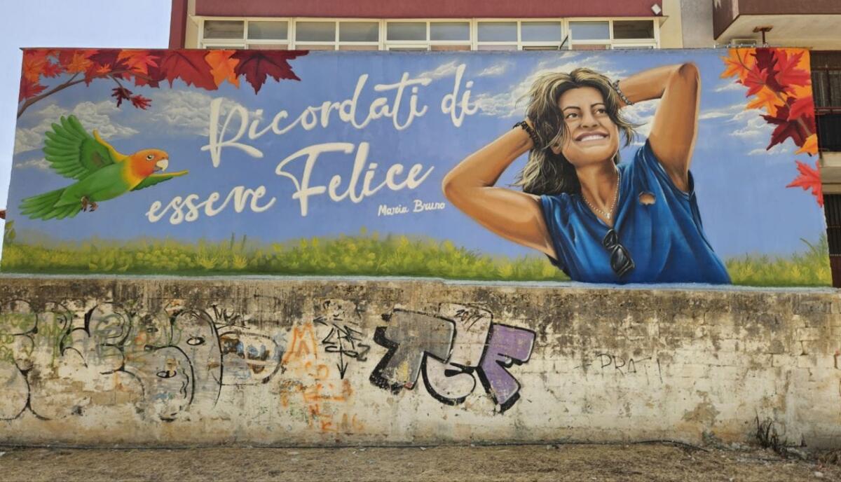 Casamassima, il murales dedicato a Maria Bruno dall’ex compagno: «L’amore salva dal dolore» Casamassima, il murales dedicato a Maria Bruno dall’ex compagno: «L’amore salva dal dolore»