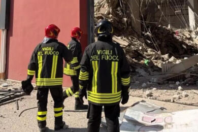 Crollo a Messina, cede un piccolo edificio: almeno cinque feriti gravi in codice rosso