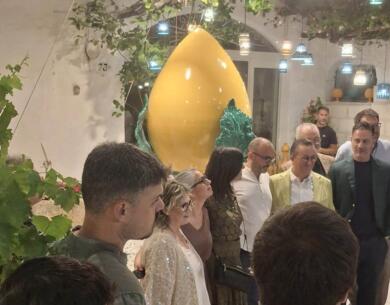 Grottaglie, inaugurato il pumo in ceramica più grande al mondo