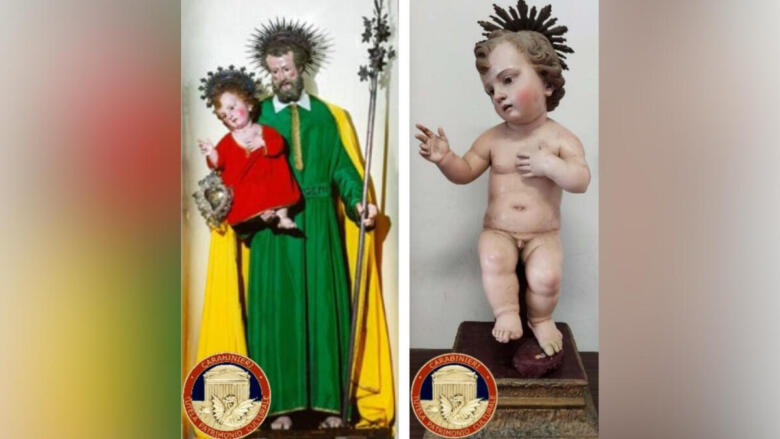 statua san giuseppe gesù bambino