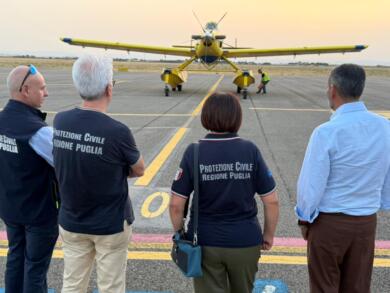 Incendi in Puglia, al “Gino Lisa” arriva due Fire boss. L’appello del Wwf: «Prevenzione in inverno»