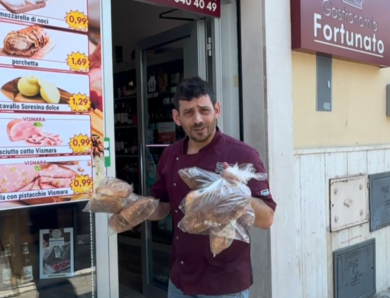 A Modugno pane gratis e fondi per la solidarietà, Gastronomia Fortunato: «Rubata la cassetta con le offerte»