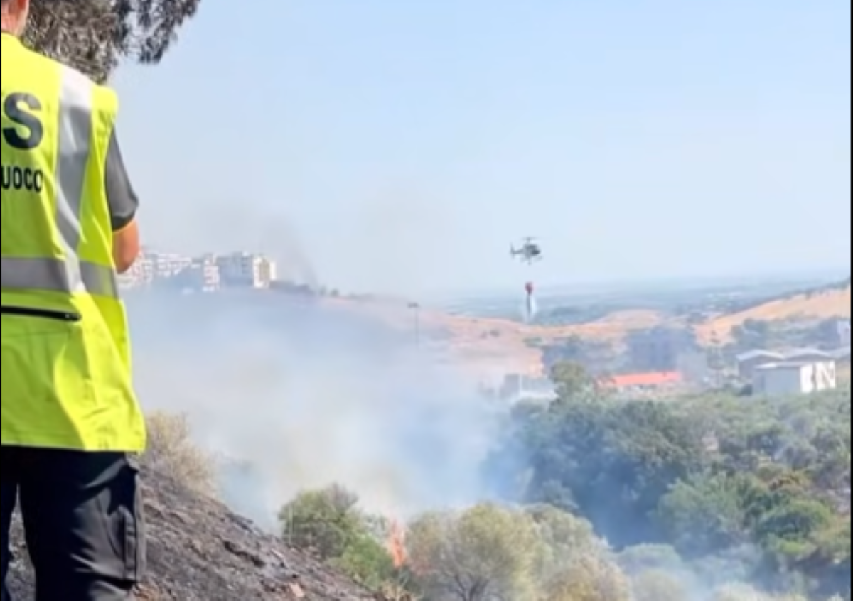 Vasto incendio a Ginosa, evacuate diverse famiglie: in azione Canadair ed elicotteri – VIDEO Vasto incendio a Ginosa, evacuate diverse famiglie: in azione Canadair ed elicotteri – VIDEO