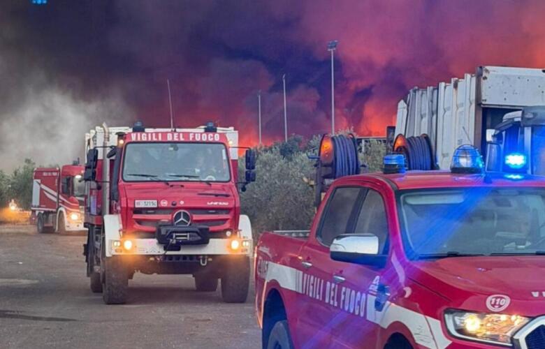 incendio lequile