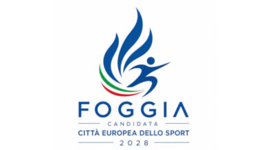 Foggia si candida a Città europea dello Sport 2028: le tre fiammelle e il tricolore nel logo