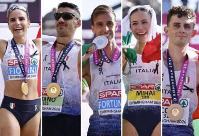 Il medagliere azzurro agli Europei di atletica: Italia in testa, pioggia di ori a Birmingham