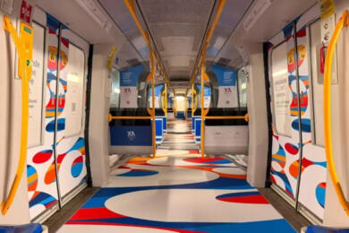 Milano promuove i Giochi del Mediterraneo di Taranto 2026: treno della linea M5 interamente brandizzato