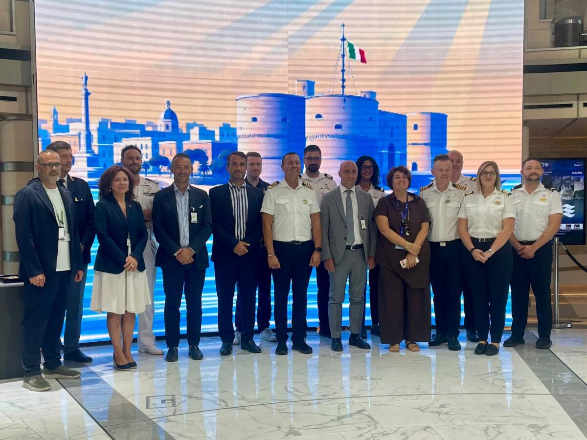 Non solo i Giochi, Taranto al centro del Mediterraneo: “invasione” di turisti con la Sun Princess