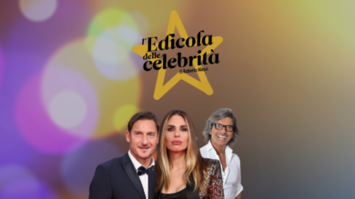 L’Edicola delle celebrità, Totti e Blasi: scende l’assegno di mantenimento per i figli
