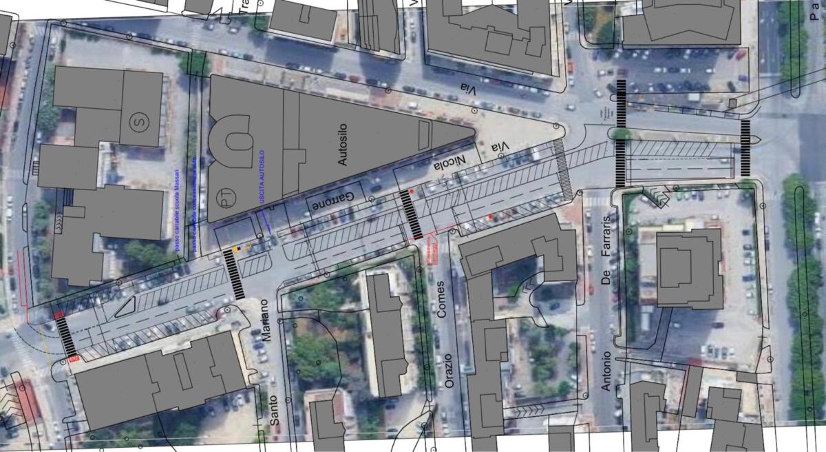 Brt a Bari: 34 nuovi posti auto in via Garrone e via libera all’hub da 116 stalli a Santa Scolastica