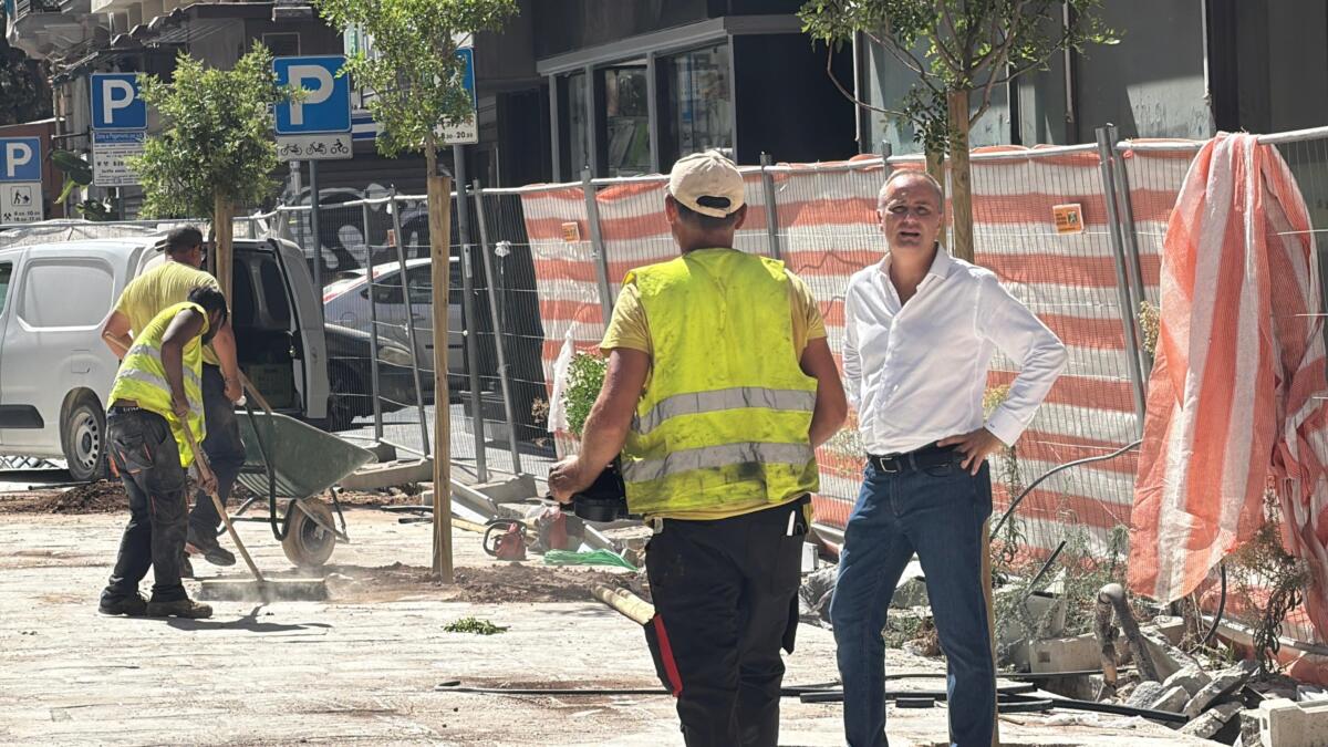 Lavori in via Manzoni a Bari, piantati nuovi alberi: «Prende forma il volto verde della strada» – FOTO e VIDEO