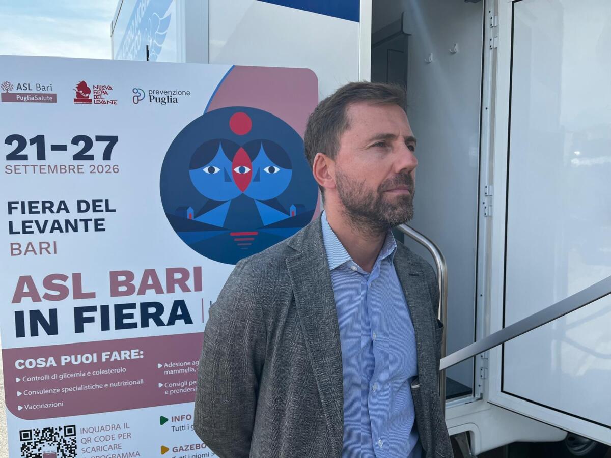 Bari, la prevenzione arriva in Fiera del Levante: via a screening, vaccinazioni, controlli e consulenze