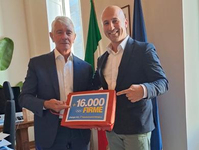 Abodi riceve 16mila firme: «Vorrei Taranto città di preparazione olimpica»