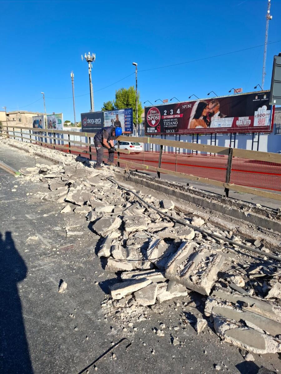Taranto, al via i lavori sul cavalcaferrovia Croce: cantiere da 6,2 mln per la messa in sicurezza – FOTO