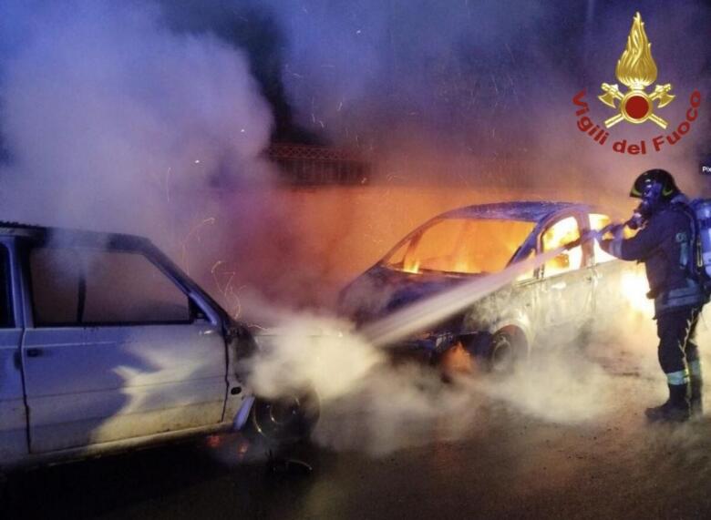 incendio auto trepuzzi