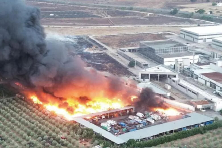 incendio lequile