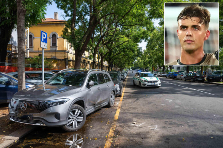 Incidente stradale Via Caracciolo tra i feriti il giocatore del bergamo Daniel Maldini