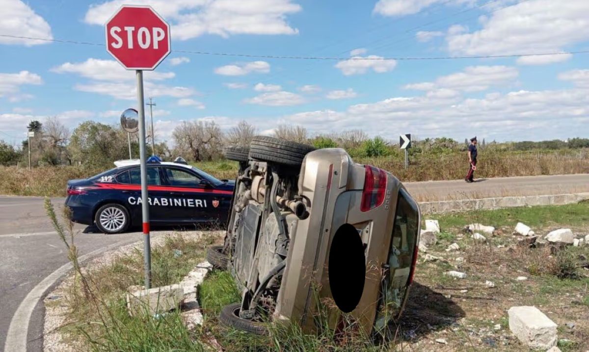 Scontro tra una gazzella dei carabinieri e un’auto nel Salento: contusi due militari, ferito un 48enne Scontro tra una gazzella dei carabinieri e un’auto nel Salento: contusi due militari, ferito un 48enne