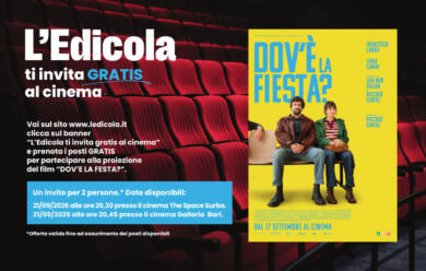L’Edicola ti porta al cinema gratis, prenota i posti per la proiezione del film “Dov’è la fiesta?”