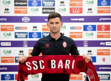 Ssc Bari, i biancorossi pescano dal mercato degli svincolati: ecco il terzino Matteo Anzolin