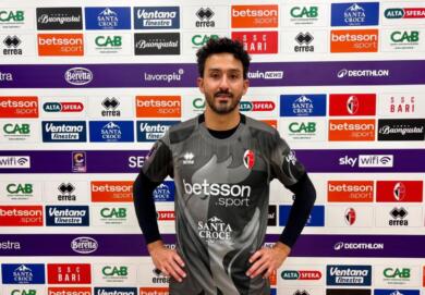 Ssc Bari, i biancorossi blindano la porta: arriva il brasiliano Nicolas e rinnovo per Pissardo