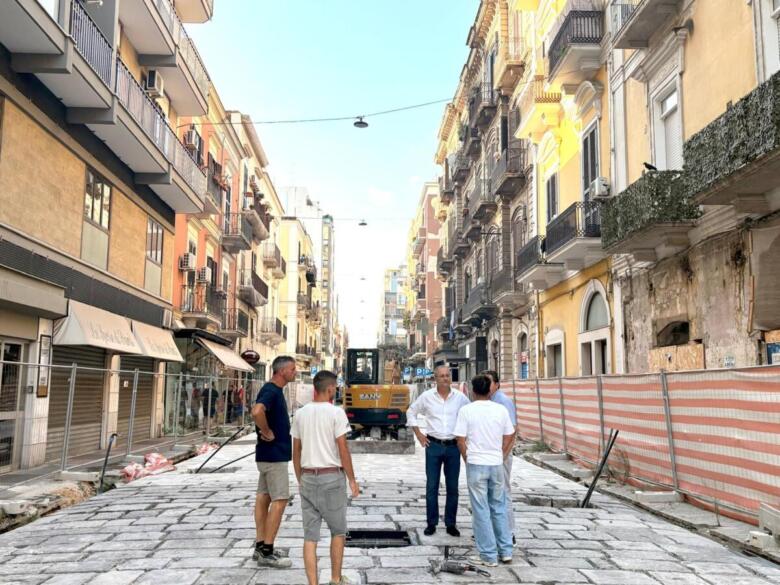 riqualificazione via manzoni