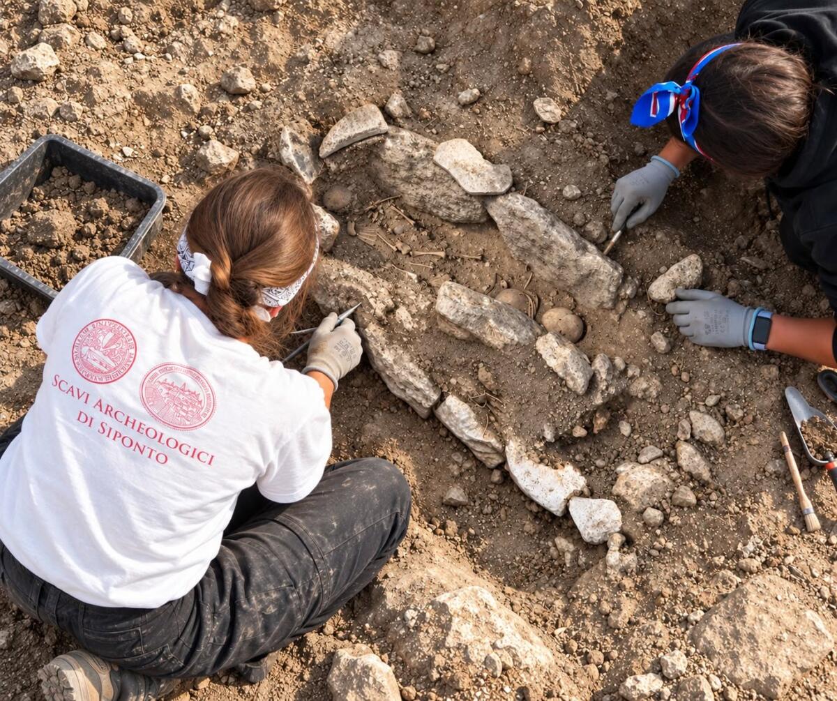 Scoperta shock a Siponto: dagli scavi medievali emergono i resti di neonati Scoperta shock a Siponto: dagli scavi medievali emergono i resti di neonati
