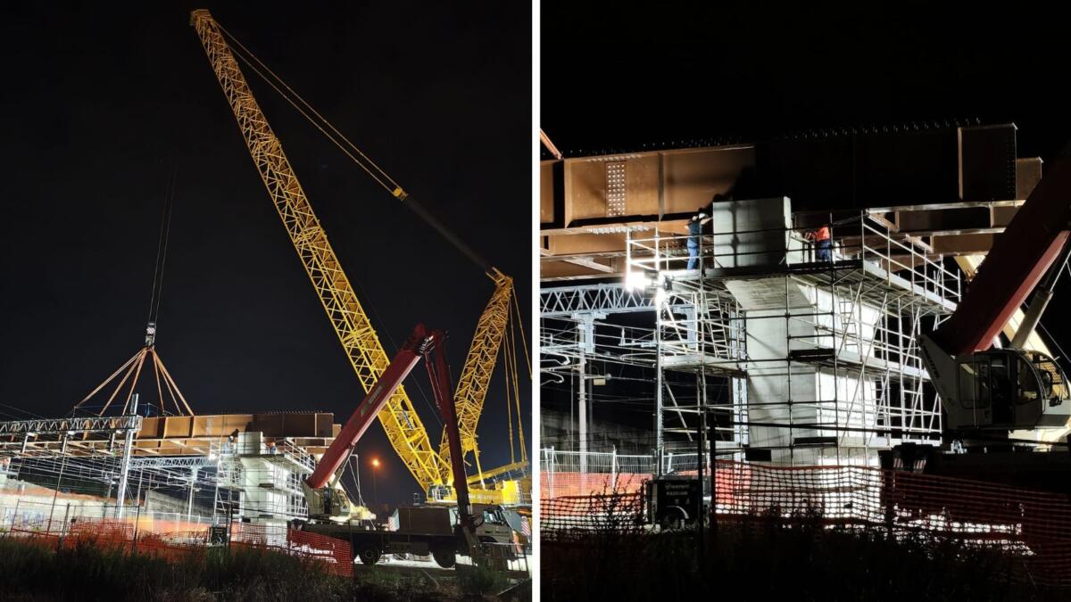 I lavori per il Brt a Taranto, varata la prima trave dello scavalco ferroviario in zona Croce – FOTO I lavori per il Brt a Taranto, varata la prima trave dello scavalco ferroviario in zona Croce – FOTO