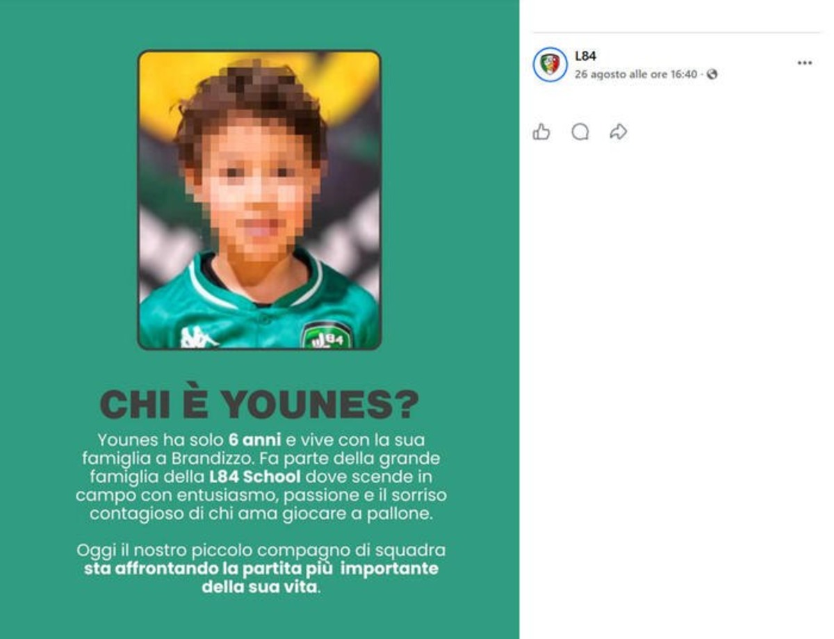 Younes, il bimbo di sei anni in coma in Egitto rientrato a Torino Younes, il bimbo di sei anni in coma in Egitto rientrato a Torino