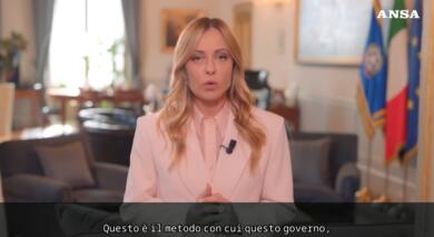 Meloni: «Accordo con l’autotrasporto e nuove risorse per agricoltura e pesca» – VIDEO
