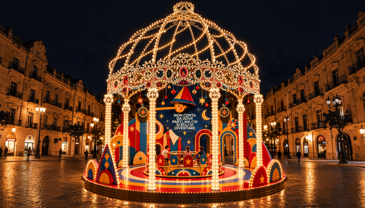 Monopoli, a Natale torna Illuminandia: la città si accende con l’omaggio a Pinocchio e il premio Collodi – FOTO Monopoli, a Natale torna Illuminandia: la città si accende con l’omaggio a Pinocchio e il premio Collodi – FOTO