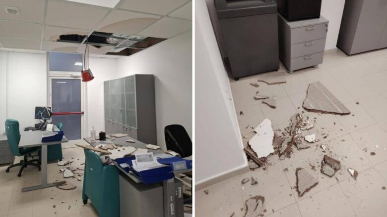 crollo soffitto centro prelievi bari