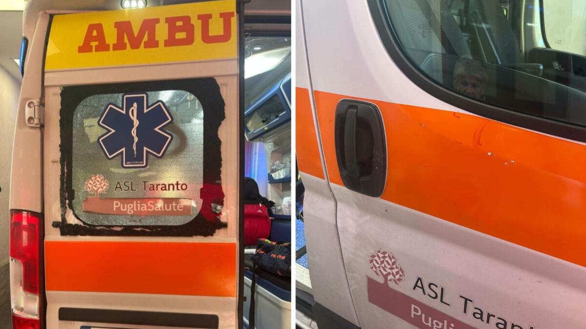 Taranto, lancia pietre contro operatori 118 intervenuti per soccorrerlo: danni a un’ambulanza Taranto, lancia pietre contro operatori 118 intervenuti per soccorrerlo: danni a un’ambulanza