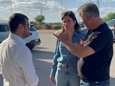 Schlein a San Severo, per incontrare Finizio: «Vicini a chi è in difficoltà»