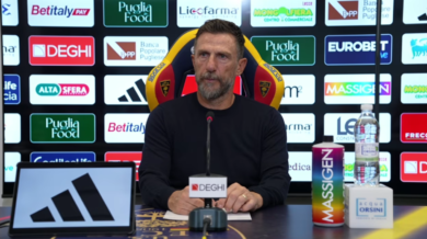 Verso Lecce-Juventus, Di Francesco: «Giochiamo per vincere e sognare»