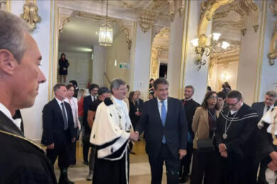 Bari, Fitto all’inaugurazione dell’anno accademico dell’Università: «L’Europa vive tra difficoltà e grandi potenzialità»