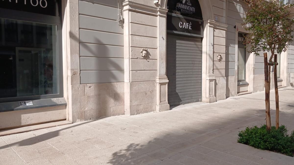 Bari blindata per la protesta, vetrine sbarrate e negozi vuoti in centro: massiccia presenza di forze dell’ordine – FOTO e VIDEO