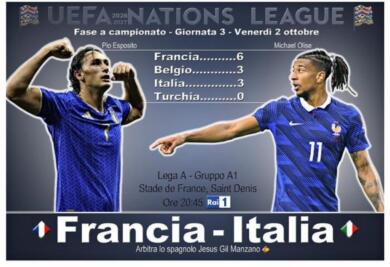 Stasera Francia-Italia: Mancini cerca il colpo a Parigi, Zidane una piccola rivincita contro il suo passato