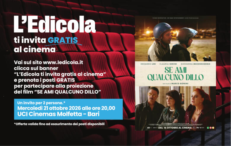 l'edicola ti invita gratis al cinema