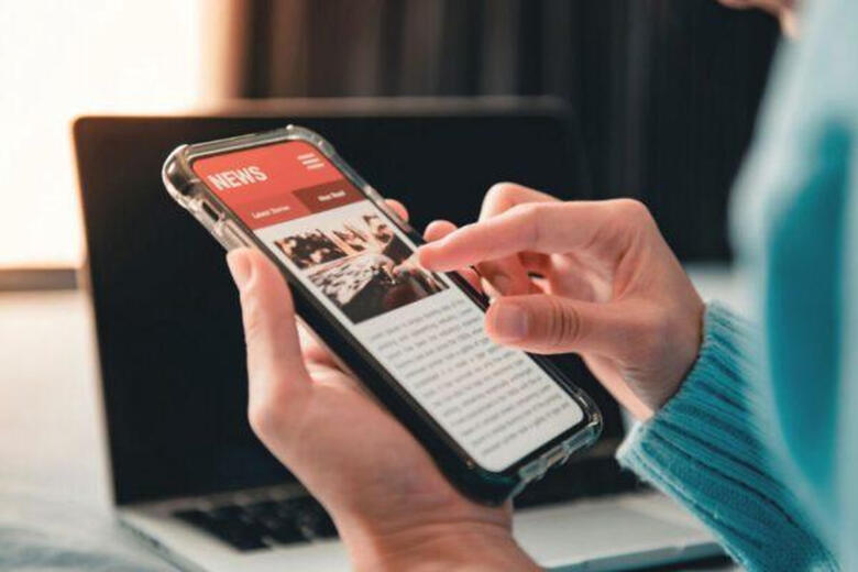 news su uno smatphone
