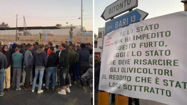 protesta agricoltori bitonto