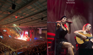 Bari abbraccia Serena Brancale: il gran finale del “Sacro Tour” al PalaFlorio – VIDEO