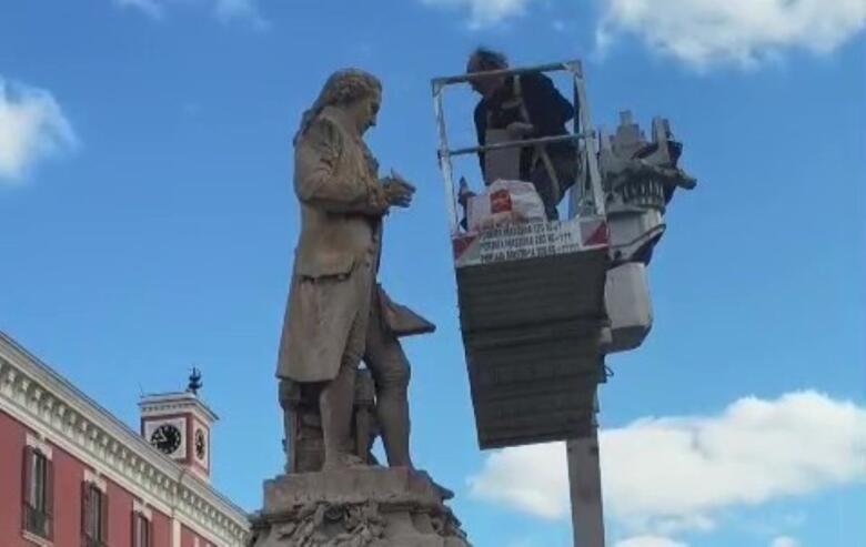 sopralluogo statua piccinni